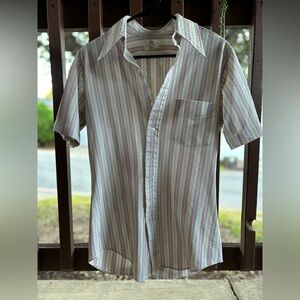 Vintage David Harrison Multicolor Striped Casual Shirt